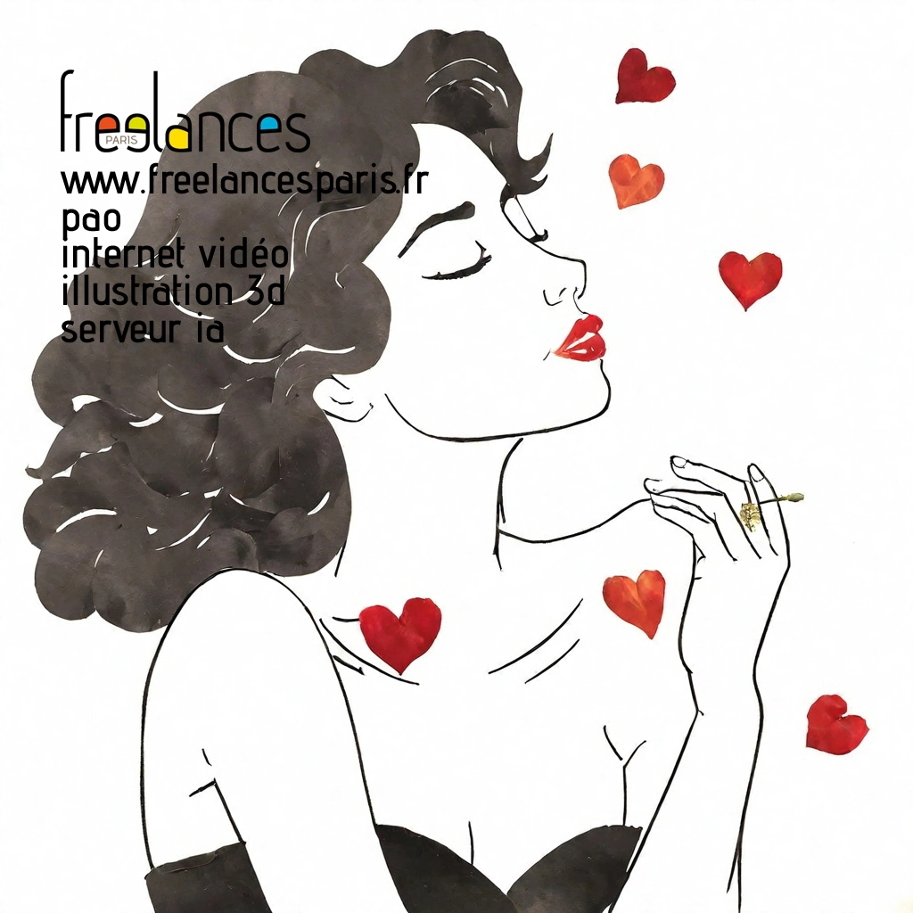 Pao mise en page internet vidéo illustration 3d serveur IA générative AI freelance paris studio de création magazines yrv14hx0